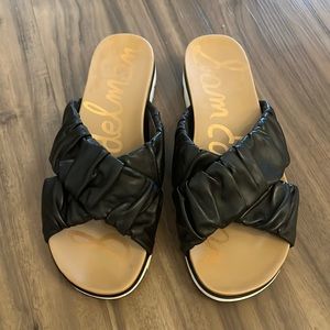 Sam Edelman Slide Sandal with Leather Straps US 8 Eur 38